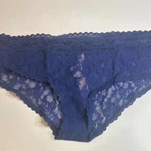 Victoria’s Secret Lace Bikini Panty - Navy Blue